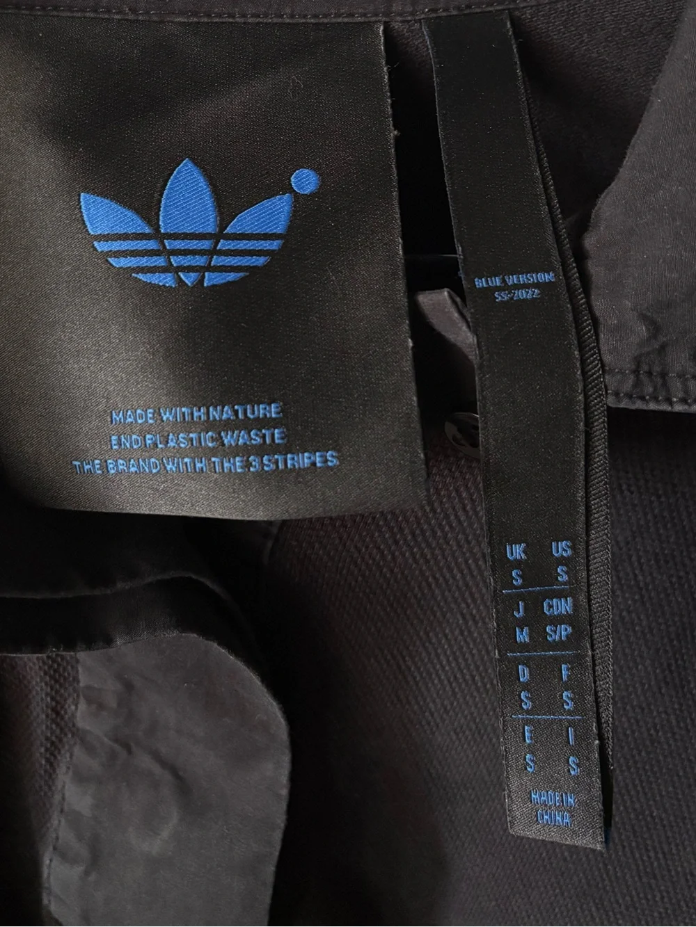 adidas Black Short-Sleeve Polo Rugby Shirt